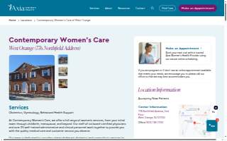 Contemporary Women's Care - West Orange website