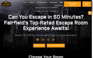 Fairfield Escape Room website