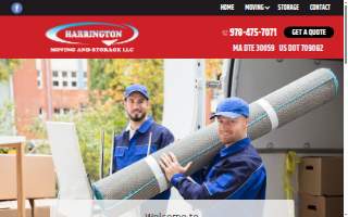 Harrington Moving & Storage of West Orange website