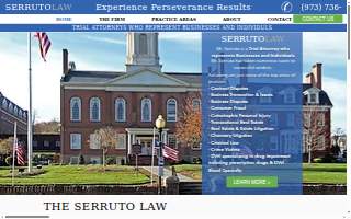 Serruto Law Firm, PC of West Orange website