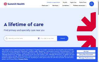 Summit Health of West Orange website