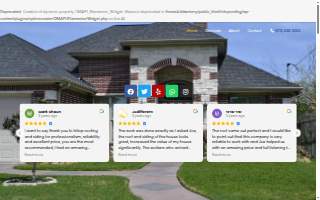 Tritop Roofing and Siding website