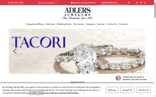 Adlers Jewelers of Westfield website