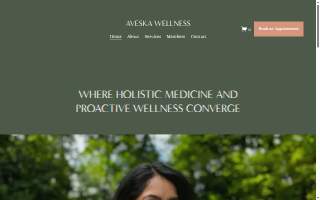Aveska Wellness website