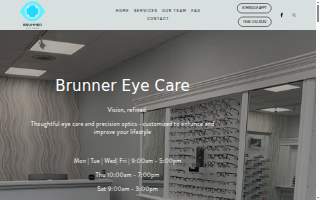 Brunner Eye Care website