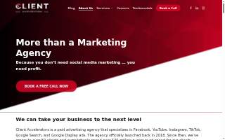 Client Accelerators website