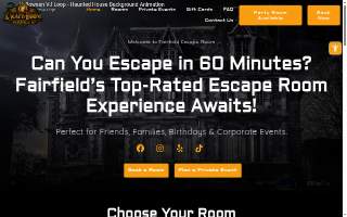 Fairfield Escape Room website