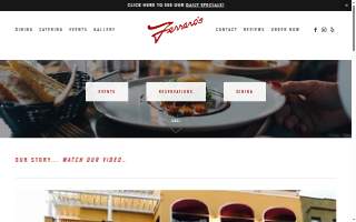 Ferraro's website