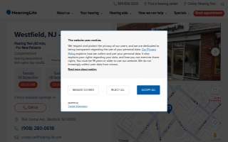 HearingLife of Westfield NJ website