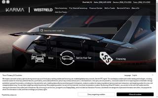 Karma Westfield website