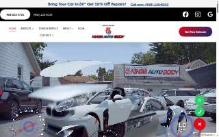 Kings Auto Body NJ LLC website