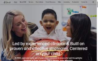 Rise Pediatric Intensive Therapy website