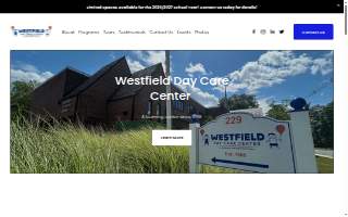 Westfield Day Care Center website