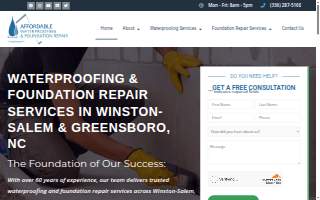 Affordable Waterproofing LLC website