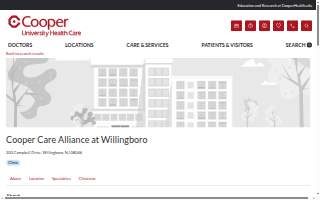 Cooper Care Alliance at Willingboro website