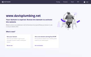 Davis Plumbing website
