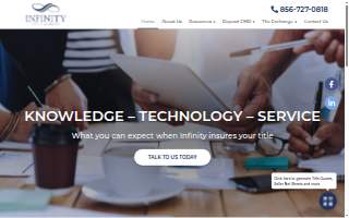 Infinity Title Agency of Willingboro website