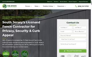 Tri-State Fence & Deck Inc. website