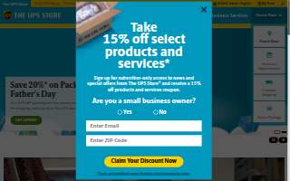 UPS Access Point location of Willingboro website