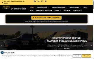 Chain Gang Towing & Recovery Agency website