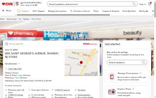 CVS Pharmacy website