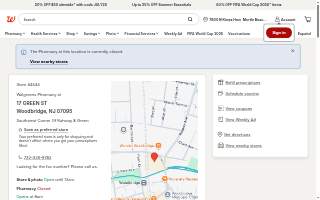 Walgreens website