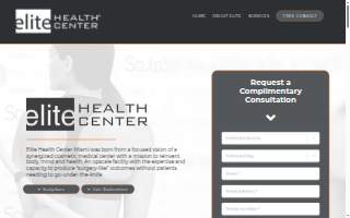 Elite Health Center of Wyckoff website
