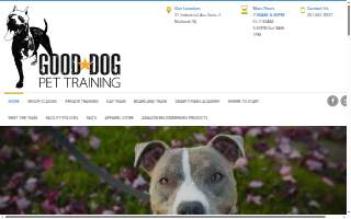 Good Dog Pet Training of Wyckoff website