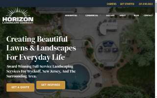 Horizon Landscape Company of Wyckoff website