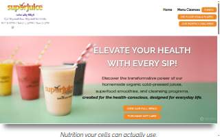 SuperJuice Nation website