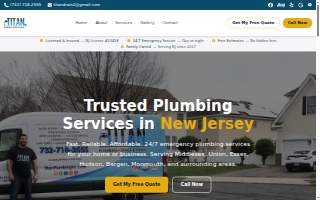 Titanium Plumbing and Heating Repair website