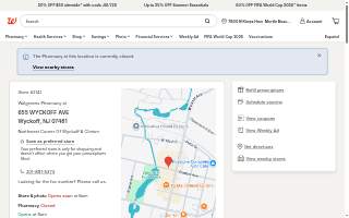 Walgreens of Wyckoff website