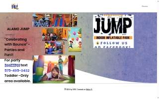 Alamo Jump website