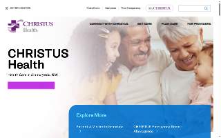CHRISTUS Health - Inpatient Behavioral Medicine website