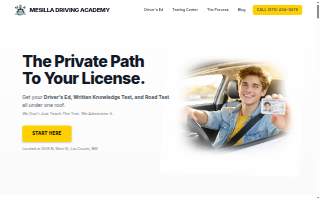 Mesilla Driving Academy of Alamogordo website