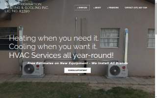 MGS Refrigeration Heating & Cooling website