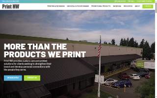 Print Plus website
