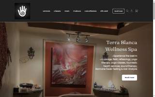 Terra Blanca Wellness website