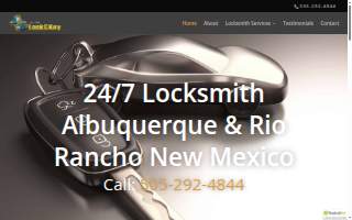 A&A Lock & Key website