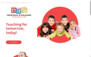 ABC Preschool & Childcare website