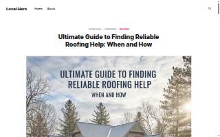 Absolute Skylight and Construction - Roofing website