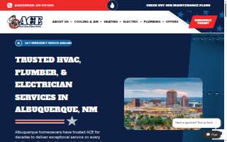 Ace Heating - Cooling - Plumbing - Electrical website