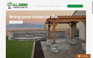 All Green Landscaping LLC website