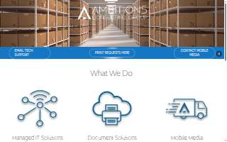 Ambitions Consulting Group website