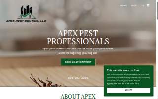 Apex pest control website