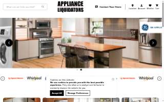 Appliance Liquidators of Albuquerque website