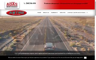 Astro Auto Glass website