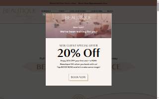 Beautique Hair Studio website