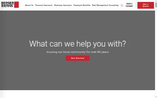 Berger Briggs Insurance & Risk Solutions website