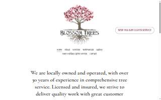 Blossom Trees website